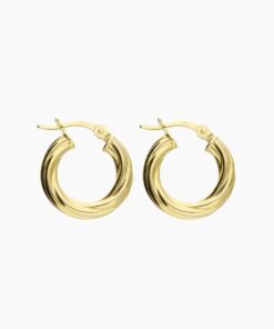 June Øreringe Forgyldt