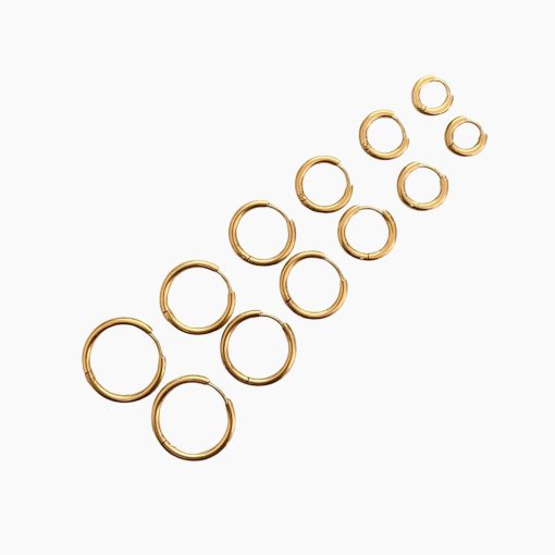 Mini hoops - Forgyldt